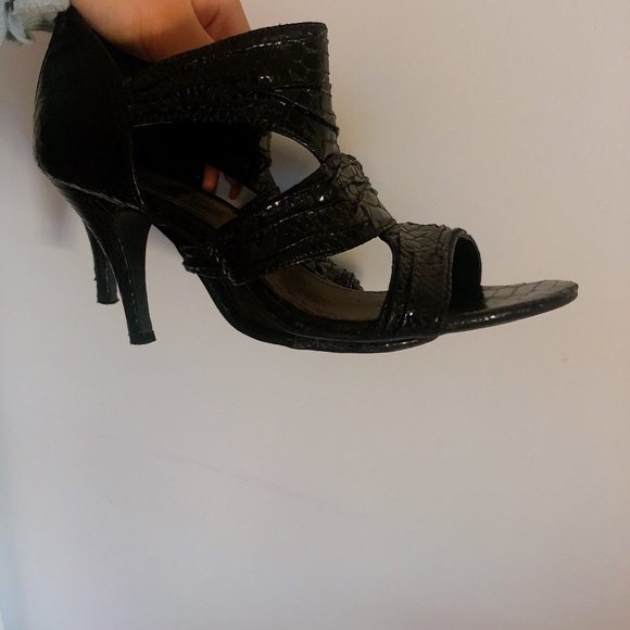 Faux crocodile skin high heels 🐊 Stiletto - Picture 5 of 7